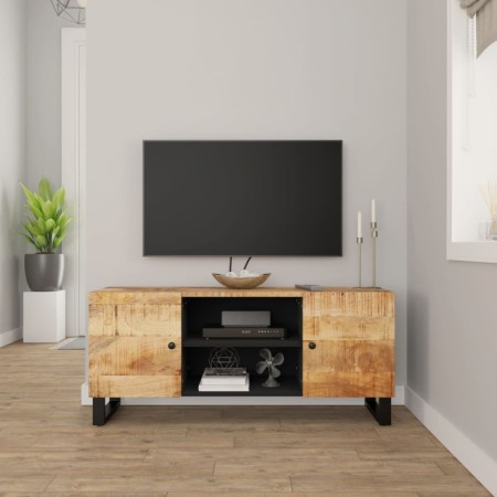 vidaXL TV-Schrank 105x33x46 cm Massivholz Mango