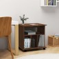 vidaXL Rollschrank Braun Eichen-Optik 60x45x60 cm Holzwerkstoff vidaXL Rollschrank Braun Eichen-Optik 60x45x60 cm Holzwerkstoff