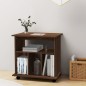 vidaXL Rollschrank Braun Eichen-Optik 60x45x60 cm Holzwerkstoff vidaXL Rollschrank Braun Eichen-Optik 60x45x60 cm Holzwerkstoff