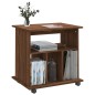 vidaXL Rollschrank Braun Eichen-Optik 60x45x60 cm Holzwerkstoff vidaXL Rollschrank Braun Eichen-Optik 60x45x60 cm Holzwerkstoff