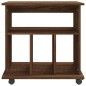 vidaXL Rollschrank Braun Eichen-Optik 60x45x60 cm Holzwerkstoff vidaXL Rollschrank Braun Eichen-Optik 60x45x60 cm Holzwerkstoff