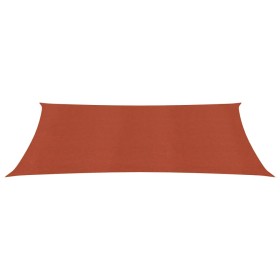vidaXL Sonnensegel 160 g/m² Terrakottarot 4x7 m HDPE