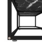 vidaXL TV-Schrank Schwarz Marmor-Optik 200x40x40,5 cm Hartglas vidaXL TV-Schrank Schwarz Marmor-Optik 200x40x40,5 cm Hartglas