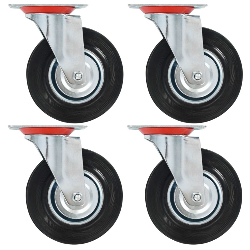 vidaXL 8 Stk. Lenkrollen 125 mm vidaXL 8 Stk. Lenkrollen 125 mm
