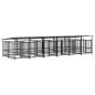 vidaXL Outdoor-Hundezwinger mit Dach Stahl 11,26 m² vidaXL Outdoor-Hundezwinger mit Dach Stahl 11,26 m²