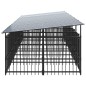 vidaXL Outdoor-Hundezwinger mit Dach Stahl 11,26 m² vidaXL Outdoor-Hundezwinger mit Dach Stahl 11,26 m²