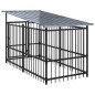 vidaXL Outdoor-Hundezwinger mit Dach Stahl 18,77 m² vidaXL Outdoor-Hundezwinger mit Dach Stahl 18,77 m²