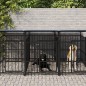 vidaXL Outdoor-Hundezwinger mit Dach Stahl 7,51 m² vidaXL Outdoor-Hundezwinger mit Dach Stahl 7,51 m²