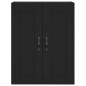 Highboard Schwarz 69,5x34x180 cm Holzwerkstoff Highboard Schwarz 69,5x34x180 cm Holzwerkstoff