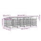 vidaXL Outdoor-Hundezwinger mit Dach Stahl 7,51 m² vidaXL Outdoor-Hundezwinger mit Dach Stahl 7,51 m²