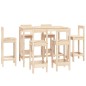 vidaXL 7-tlg. Bar-Set Massivholz Kiefer vidaXL 7-tlg. Bar-Set Massivholz Kiefer