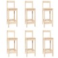 vidaXL 7-tlg. Bar-Set Massivholz Kiefer vidaXL 7-tlg. Bar-Set Massivholz Kiefer