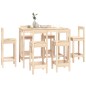 vidaXL 7-tlg. Bar-Set Massivholz Kiefer vidaXL 7-tlg. Bar-Set Massivholz Kiefer