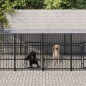 vidaXL Outdoor-Hundezwinger mit Dach Stahl 11,26 m² vidaXL Outdoor-Hundezwinger mit Dach Stahl 11,26 m²