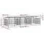 vidaXL Outdoor-Hundezwinger mit Dach Stahl 11,26 m² vidaXL Outdoor-Hundezwinger mit Dach Stahl 11,26 m²