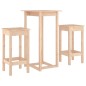 vidaXL 3-tlg. Bar-Set Massivholz Kiefer vidaXL 3-tlg. Bar-Set Massivholz Kiefer
