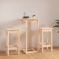 vidaXL 3-tlg. Bar-Set Massivholz Kiefer vidaXL 3-tlg. Bar-Set Massivholz Kiefer