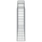 vidaXL Gabionen mit Hochbogen 40Stk. 200x30x120/140cm Verzinktes Eisen vidaXL Gabionen mit Hochbogen 40Stk. 200x30x120/140cm Verzinktes Eisen