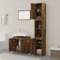 vidaXL 3-tlg. Badmöbel-Set Räuchereiche Holzwerkstoff vidaXL 3-tlg. Badmöbel-Set Räuchereiche Holzwerkstoff