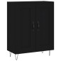Highboard Schwarz 69,5x34x180 cm Holzwerkstoff Highboard Schwarz 69,5x34x180 cm Holzwerkstoff