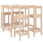 vidaXL 5-tlg. Gartenbar-Set Massivholz Kiefer vidaXL 5-tlg. Gartenbar-Set Massivholz Kiefer