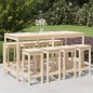 vidaXL 9-tlg. Gartenbar-Set Massivholz Kiefer vidaXL 9-tlg. Gartenbar-Set Massivholz Kiefer