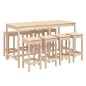 vidaXL 9-tlg. Gartenbar-Set Massivholz Kiefer vidaXL 9-tlg. Gartenbar-Set Massivholz Kiefer