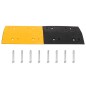 vidaXL Bodenschwellen 3 Stk. Gelb & Schwarz 97x32,5x4 cm Gummi vidaXL Bodenschwellen 3 Stk. Gelb & Schwarz 97x32,5x4 cm Gummi