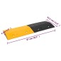 vidaXL Bodenschwellen 3 Stk. Gelb & Schwarz 97x32,5x4 cm Gummi vidaXL Bodenschwellen 3 Stk. Gelb & Schwarz 97x32,5x4 cm Gummi