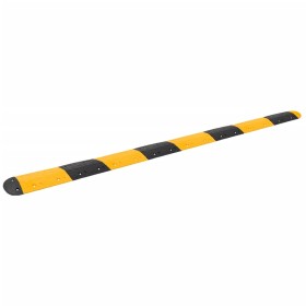 vidaXL Bodenschwelle Gelb & Schwarz 420x32,5x4 cm Gummi