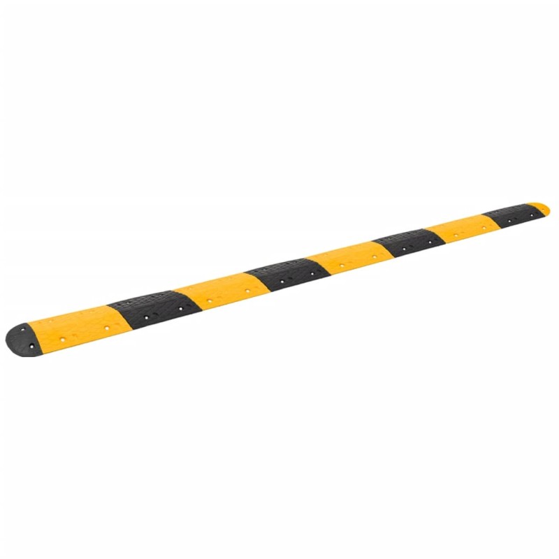 vidaXL Bodenschwelle Gelb & Schwarz 420x32,5x4 cm Gummi vidaXL Bodenschwelle Gelb & Schwarz 420x32,5x4 cm Gummi