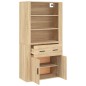 vidaXL Highboard Sonoma-Eiche Holzwerkstoff vidaXL Highboard Sonoma-Eiche Holzwerkstoff