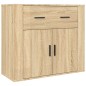 vidaXL Highboard Sonoma-Eiche Holzwerkstoff vidaXL Highboard Sonoma-Eiche Holzwerkstoff