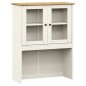 vidaXL Highboard VIGO Weiß 78x40x175 cm Massivholz Kiefer vidaXL Highboard VIGO Weiß 78x40x175 cm Massivholz Kiefer