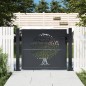vidaXL Gartentor Anthrazit 105x80 cm Stahl Baum-Design vidaXL Gartentor Anthrazit 105x80 cm Stahl Baum-Design
