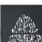 vidaXL Gartentor Anthrazit 105x80 cm Stahl Baum-Design vidaXL Gartentor Anthrazit 105x80 cm Stahl Baum-Design
