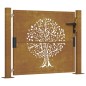 vidaXL Gartentor 105x105 cm Cortenstahl Baum-Design vidaXL Gartentor 105x105 cm Cortenstahl Baum-Design