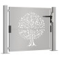 vidaXL Gartentor 105x105 cm Cortenstahl Baum-Design vidaXL Gartentor 105x105 cm Cortenstahl Baum-Design
