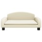 vidaXL Kindersofa Creme 70x45x30 cm Kunstleder vidaXL Kindersofa Creme 70x45x30 cm Kunstleder