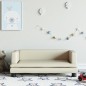 vidaXL Kindersofa Creme 80x45x30 cm Kunstleder vidaXL Kindersofa Creme 80x45x30 cm Kunstleder