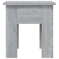 vidaXL Couchtisch Grau Sonoma 40x40x42 cm Holzwerkstoff vidaXL Couchtisch Grau Sonoma 40x40x42 cm Holzwerkstoff
