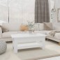 vidaXL Couchtisch Weiß 102x55x42 cm Holzwerkstoff vidaXL Couchtisch Weiß 102x55x42 cm Holzwerkstoff