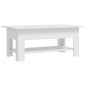 vidaXL Couchtisch Weiß 102x55x42 cm Holzwerkstoff vidaXL Couchtisch Weiß 102x55x42 cm Holzwerkstoff