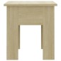 vidaXL Couchtisch Sonoma-Eiche 40x40x42 cm Holzwerkstoff vidaXL Couchtisch Sonoma-Eiche 40x40x42 cm Holzwerkstoff