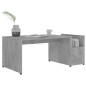 vidaXL Couchtisch Betongrau 90x45x35 cm Holzwerkstoff vidaXL Couchtisch Betongrau 90x45x35 cm Holzwerkstoff