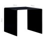 vidaXL Couchtisch Schwarz 50x50x45 cm Hartglas vidaXL Couchtisch Schwarz 50x50x45 cm Hartglas