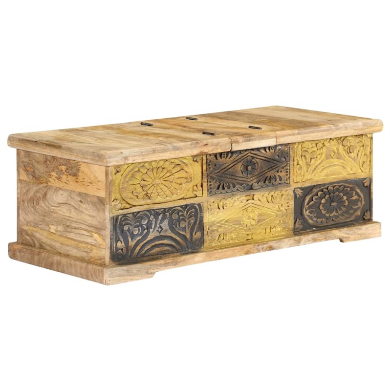 vidaXL Couchtisch 100 x 50 x 35 cm Massivholz Mango vidaXL Couchtisch 100 x 50 x 35 cm Massivholz Mango