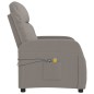 Massagesessel Elektrisch Taupe Stoff Massagesessel Elektrisch Taupe Stoff
