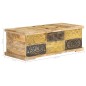 vidaXL Couchtisch 100 x 50 x 35 cm Massivholz Mango vidaXL Couchtisch 100 x 50 x 35 cm Massivholz Mango