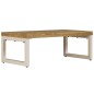vidaXL Couchtisch 100x50x35 cm Massivholz Mango und Stahl vidaXL Couchtisch 100x50x35 cm Massivholz Mango und Stahl
